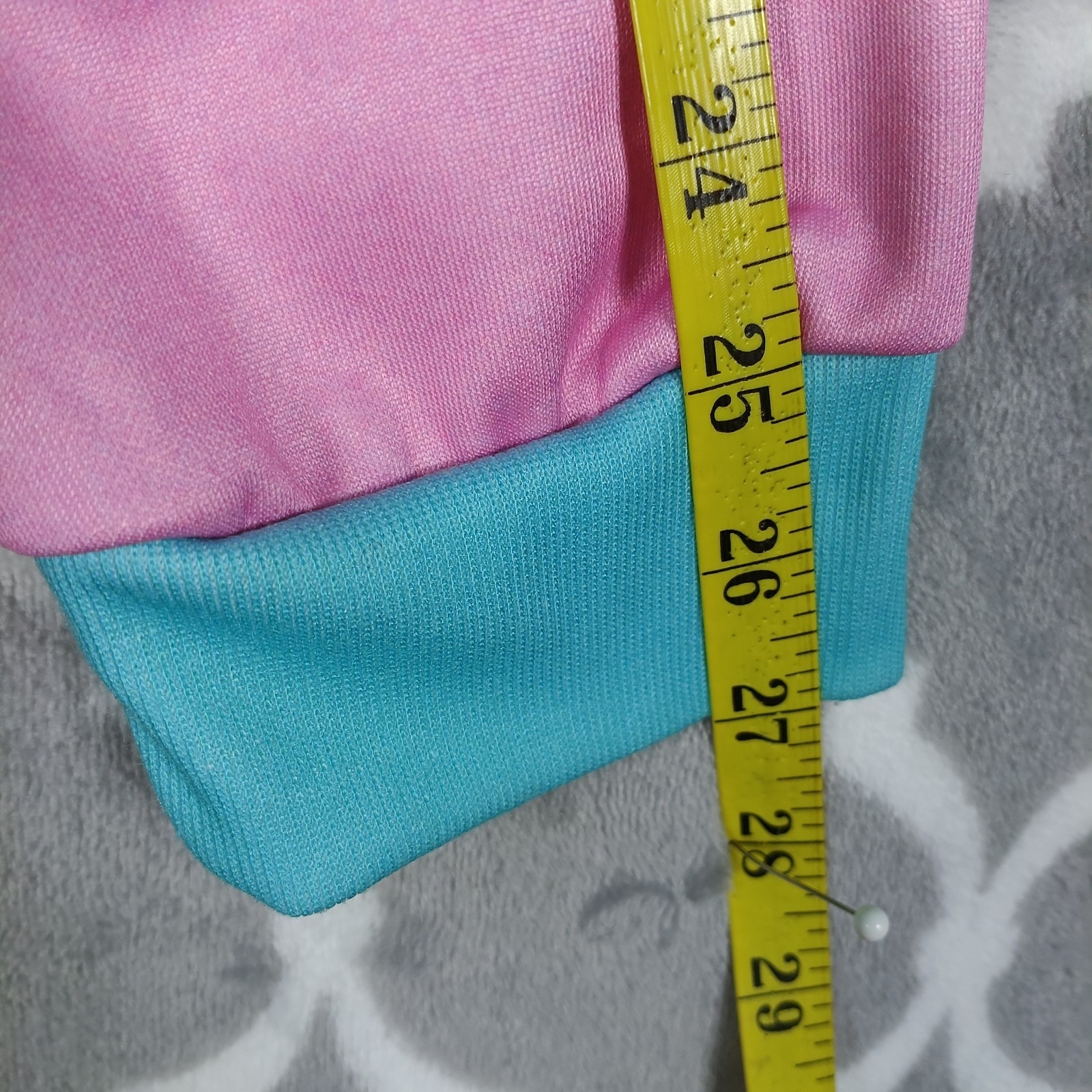 Vapor95 Nani Bomber Jacket Women Large Pink Blue Anime Graphic Vaporwave Kawaii — image 8 of 8